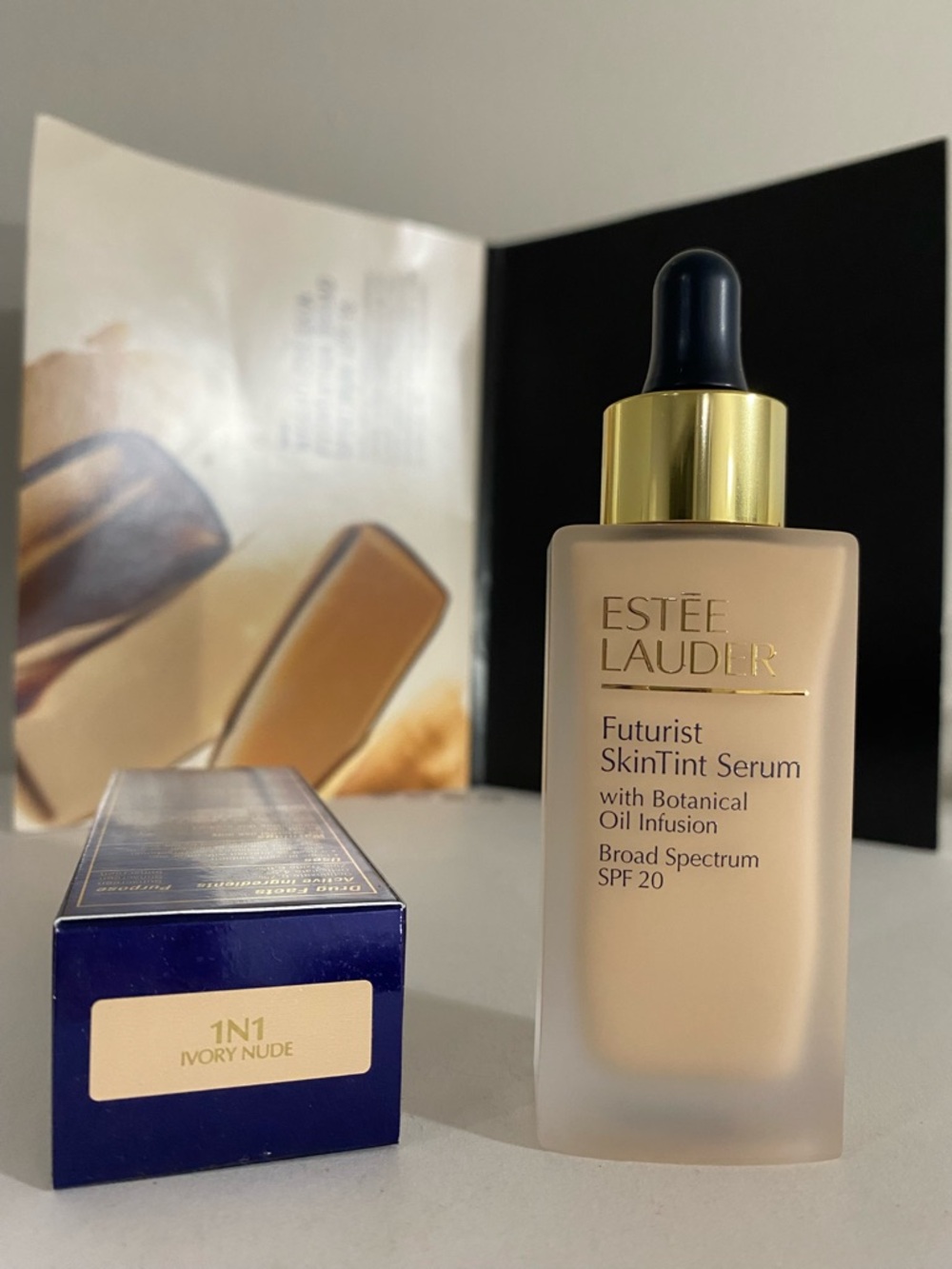 1N1 Ivory Nude~ Estée Lauder Futurist SkinTint Serum Foundation, Full Size, New